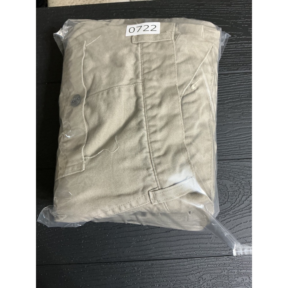Lee Dungarees Mens Flannel Lined Cargo Pants Khaki Tan Plaid 36x32 RN34783 - Picture 8 of 8
